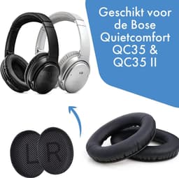 Oorkussens van Phreeze - Geschikt voor Bose QuietComfort 35 II - Vervangende Earpads met Reparatieset + Handleiding - Zacht Memory Foam — thumbnail 4