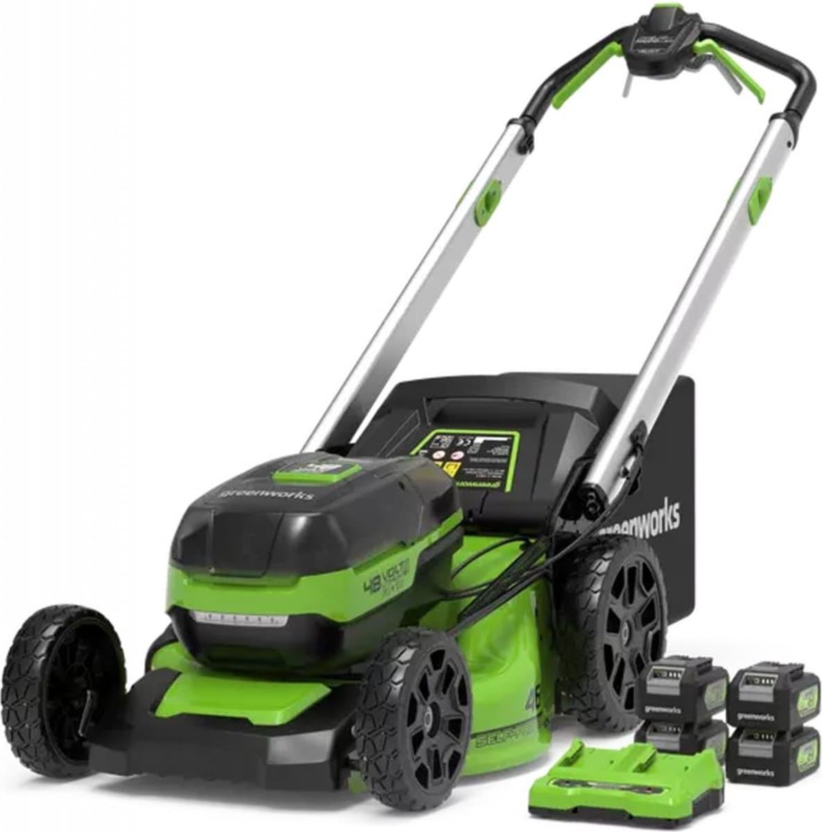 Greenworks - Grasmaaier - 48 Volt (2X24 Volt) Accu maaier — afbeelding 1