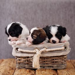 Papillon Wasmachine Beschermer - Antislip mat - 60x60 cm – Puppies — thumbnail 2
