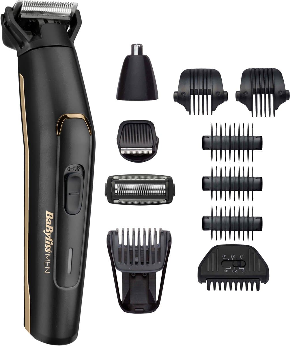 BABYLISS 11-in-1 Waterproof Carbon Titanium Multi Trimmer MT860E — afbeelding 1