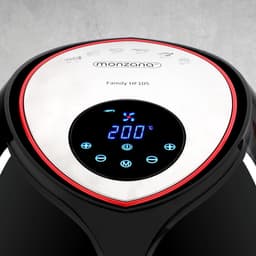 Monzana Hetelucht Friteuse - 6,5 L XXL LED & Timer 1850W - Zwart — thumbnail 3