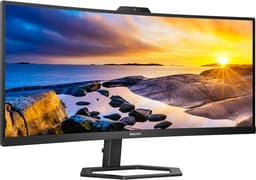 Philips 34E1C5600HE - QHD Curved Ultrawide Monitor - Webcam - Windows Hello - USB-C 65w - USB hub - 34 inch — thumbnail 13