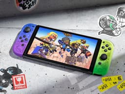 Nintendo Switch OLED - Splatoon 3 editie — thumbnail 4