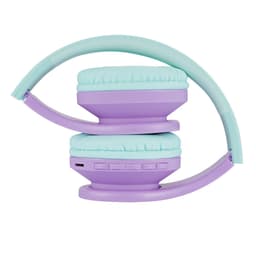 PowerLocus P1 Kids Kinder Koptelefoon Draadloos - Koptelefoon voor kinderen - Veilig volume van 85 dB - Bluetooth Hoofdtelefoon - Met microfoon - incl. Premium Case - Paars/Groen — thumbnail 14