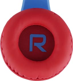 PowerLocus P1 Kids Kinder Koptelefoon Draadloos - Koptelefoon voor kinderen - Veilig volume van 85 dB - Bluetooth Hoofdtelefoon - Met microfoon - incl. Premium Case - Blauw/Rood — thumbnail 14