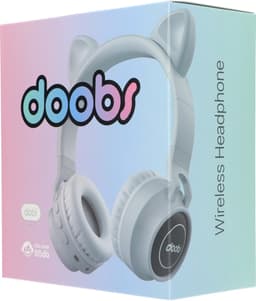 Kinder hoofdtelefoon DOBI by doobs - Draadloze koptelefoon Bluetooth met led kattenoortjes paars - KIDS - VOLUME BEGRENZING - 85DB — thumbnail 5