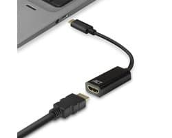 ACT USB C HDMI Adapter - 4K@60Hz - Sluit een additionele monitor aan voor Laptop, Tablet - AC7305