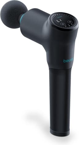 Beurer MG 185 Massageapparaat - Rug Massage Apparaat - Massage Gun - 5 Opzetstukken/koppen - 9 Intensiteitsniveaus - 3 Programma's - Krachtige batterij: 5,5 Uur gebruiksduur - Opbergkoffer - 3 Jaar garantie - Zwart — thumbnail 2