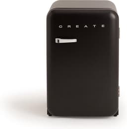 CREATE - Koelkast in retrostijl - Zwart - Handvat Zilver - FRIDGE RETRO 107L — thumbnail 1