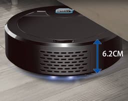 THEROB - Smart robot stofzuiger met anti virus UV licht. (zwart) — thumbnail 3