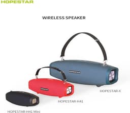 Hopestar H41 Rood Luidspreker Draagbare Draadloze Luidspreker 3D Geluid Draagbare Waterdichte Subwoofer Luidspreker — thumbnail 5