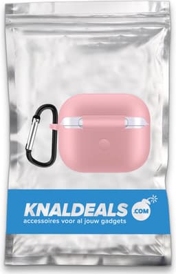 Cazy hoesje geschikt voor Airpods 3 - Siliconen Hoesje - Roze — thumbnail 3