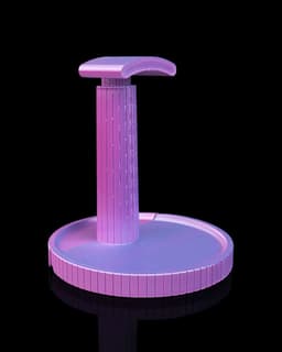 Clean - Koptelefoonhouder voor bureau en gaming setup - Decoratieve houder - headset standaard, bureau organizer, kantoor, werkplek — thumbnail 4