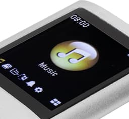 MP3 Speler - Bluetooth - Shuffle/Repeat - USB - Shuffle - Incl. Oordopjes - Voice recorder - Dictafoon - Draagbaar - Stijlvol en multifunctioneel - Ideaal voor Sport, Kinderen en Volwassenen - Zilvergrijs — thumbnail 3
