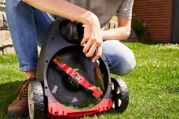 Accu Mulchmaaier - Compacte Grasmaaier - Gazon Onderhoud - Mulchfunctie - 22 cm Maaibreedte - Grijs — thumbnail 4