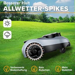 Robotic grasmaaier spikes - RVS - perfecte pasvorm - maximale grip - ShopVlot — thumbnail 4