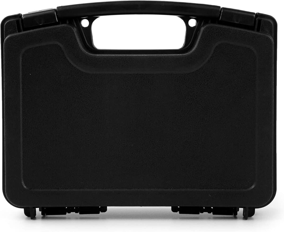 VicBre Separate gun cover with foam insert, 26 x 20 x 8 cm, hard plastic gun cover - ShopVlot — afbeelding 1