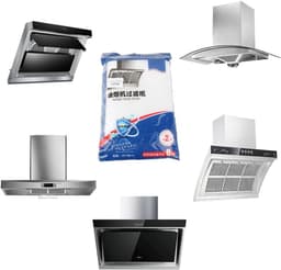Grease Filters Paper, 2pcs Cooker Hood Paper Hood Cooker Hood Kitchen Tools Restaurant Cooker Cooker Smoke Range - ShopVlot — thumbnail 4