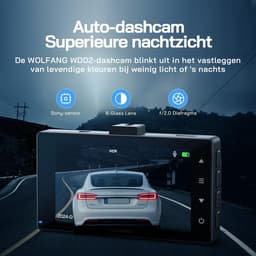 Dashcam - Dual Camera - 2.5K Resolutie - Super Nachtzicht - Voor Auto's — thumbnail 4