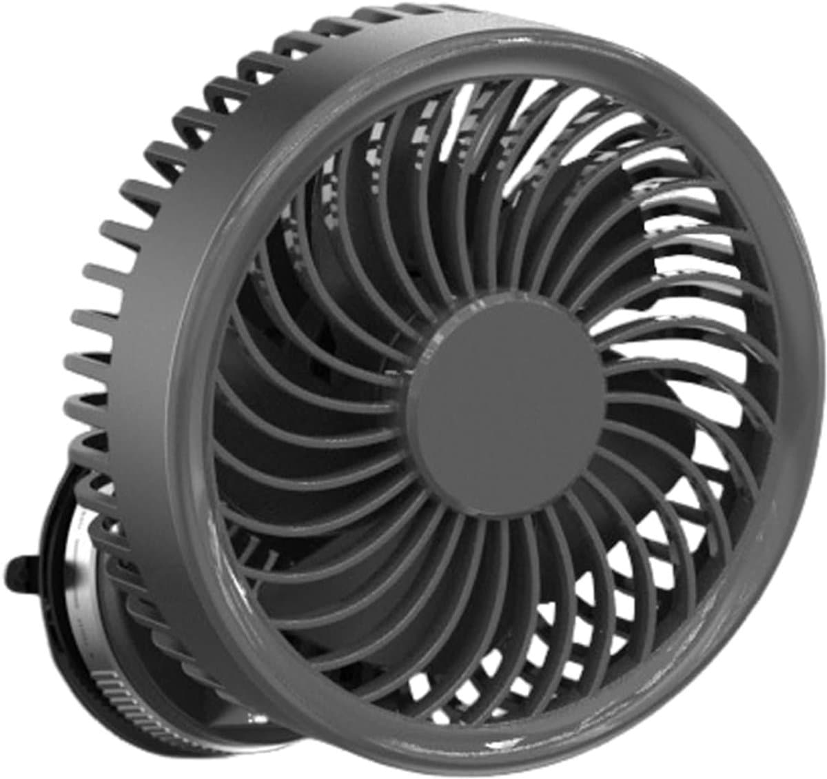 Wandventilator - Keukenventilator - Snelle Koeling - Zuignap Bevestiging - 165 mm - Grijs — afbeelding 1
