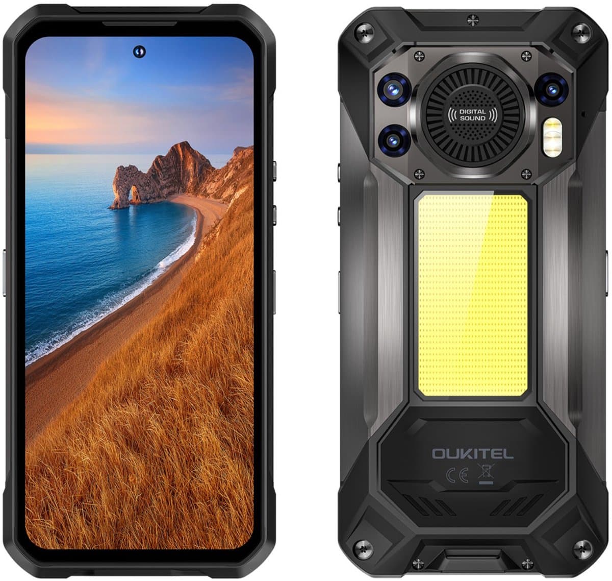 Oukitel WP61 5G phone, 512/12 GB, black 17,3 cm (6.8") Dual SIM Android 16.0 USB Type-C 512 GB 20000 mAh Zwart — afbeelding 1
