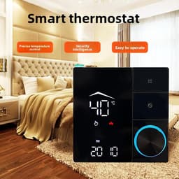 Slimme Thermostaat - Temperatuurregelaar WiFi - Energie Besparen - App Afstandsbediening - 16A - Wit — thumbnail 3