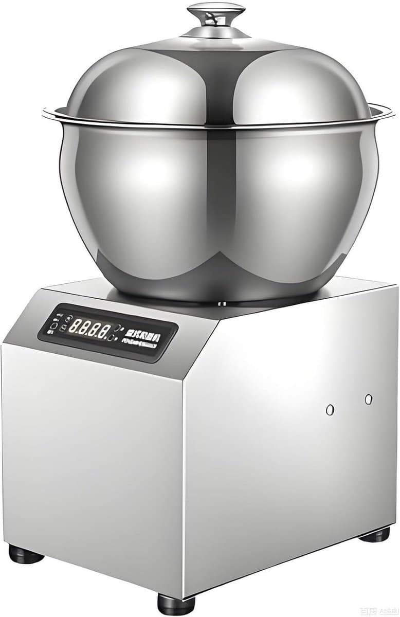 Elektrische Mixer - Deegmachine Keuken - Bakken Deeg Maken - Krachtige Kneedfunctie - 5kg/8kg Capaciteit - Zilver — afbeelding 1