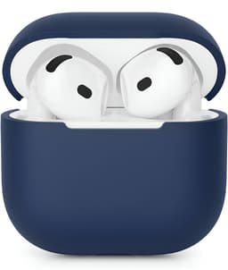Studio Air Hoesje geschikt voor Airpods 4 - Schokbestendige Siliconen Case - Royal Blue — thumbnail 1