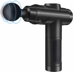 Ploutos® Massage Gun - Draadloos Massage Pistool - Massage Pistool - Massage-gun - Zwart - 28cm x 24cm x 7cm — thumbnail 1