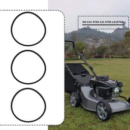 Aandrijfriem Rubber - Compatibel met Toro Timemaster 30 Inch - OE-onderdeelnummer 121-5765 - Omtrek 300 mm - Breedte 12,5 mm - Dikte 8,5 mm - Grasmaaierriem — thumbnail 2