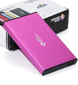 Externe harde schijf - Draagbare opslag - Bestanden opslaan - Supersnelle USB 3.0 - 160 GB - Roze — thumbnail 1