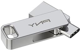 Dual USB Stick - Geheugenstick Type-C - Bestanden Overzetten - Dubbele Aansluiting - 128GB - Metaal — thumbnail 1