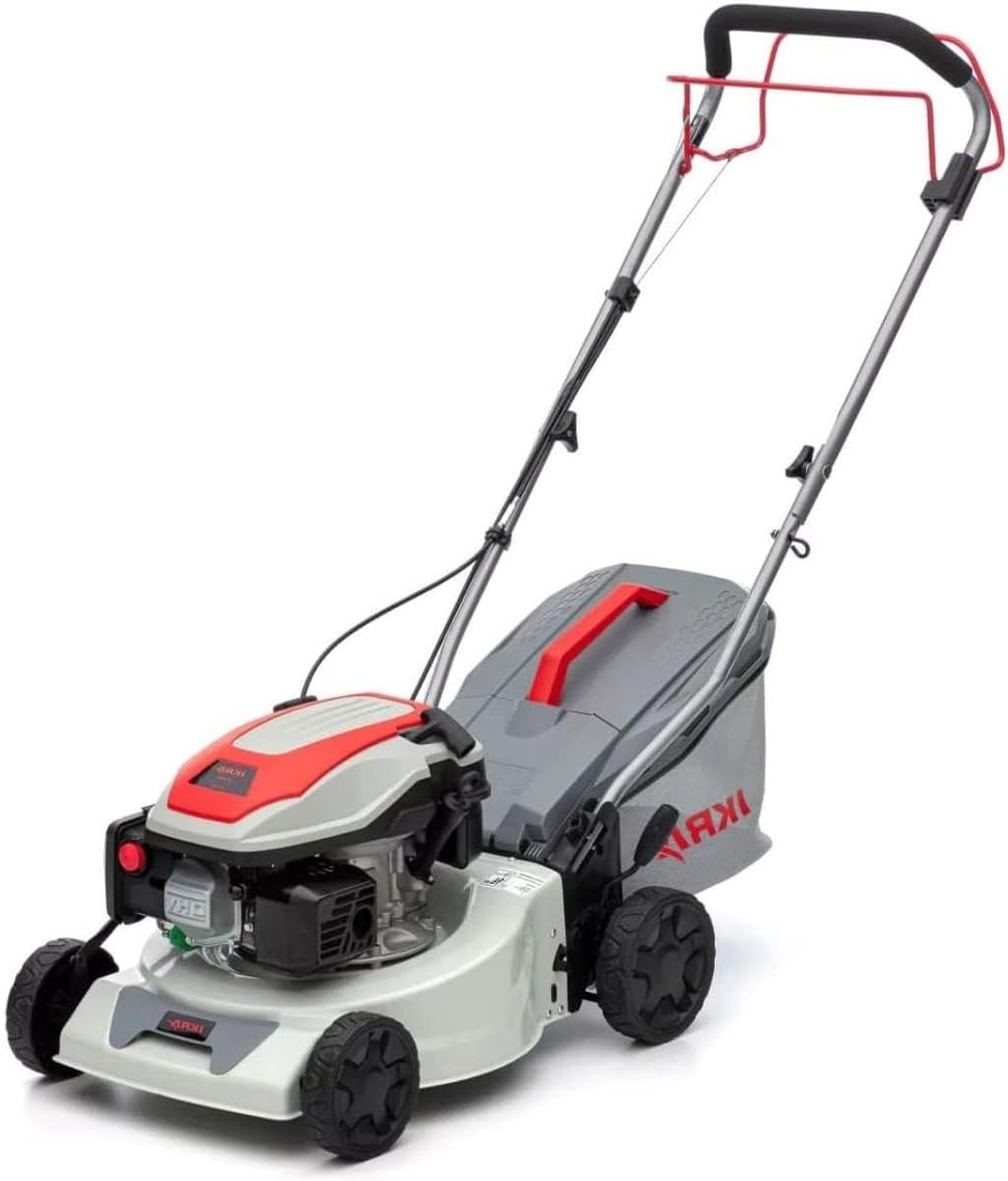 Benzine Grasmaaier - Tuinmaaier - Gazon Onderhoud - Krachtige 4-takt motor - 42 cm Snijbreedte - Grijs — afbeelding 1