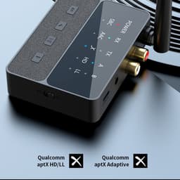 AdroitGoods Bluetooth Audio Adapter 5.3 – Draadloze Zender & Ontvanger (TX/RX) met AUX & RCA – Upgrade je Audio naar Bluetooth — thumbnail 4