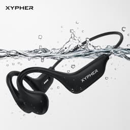 Xypher® Wave Bone Conduction Headphone - Sport Oortjes Draadloos - Hardloop Hoofdtelefoon - koptelefoon fietsen sport - open ear - Bluetooth 6.0 - waterdicht — thumbnail 1