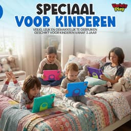 SnelShoppen - Kinder Tablet 10 inch - Android 15 - 64GB - Inclusief Hoes - Kindvriendelijke Tablet met Ouderlijk Toezicht - Ideaal voor Kinderen - WiF — thumbnail 5