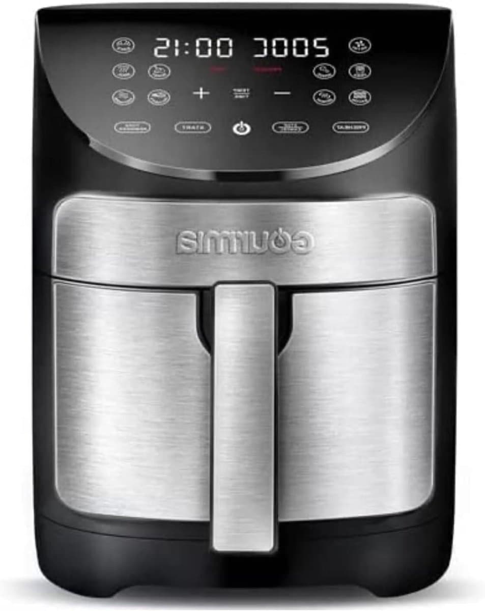 Digitale Airfryer - Heteluchtfriteuse Airfryer - Gezond Frituren - FryForce 360° Technologie - 66 Liter - Zwart — afbeelding 1