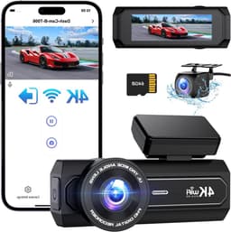 Dash Cam - Autocamera Rijcamera - Veilig Rijden - 4K en 1080P - 1 stuk - Zwart — thumbnail 1