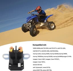 Startrelais - Relais Motoronderdeel - Motor Starten - Stille Werking - 150 g - Zwart — thumbnail 3