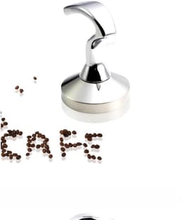 Koffie Sabotage - Espresso Pers - Dagelijks Brouwen - Ergonomische S-Vorm - 51Mm Diameter - Zilver — thumbnail 5