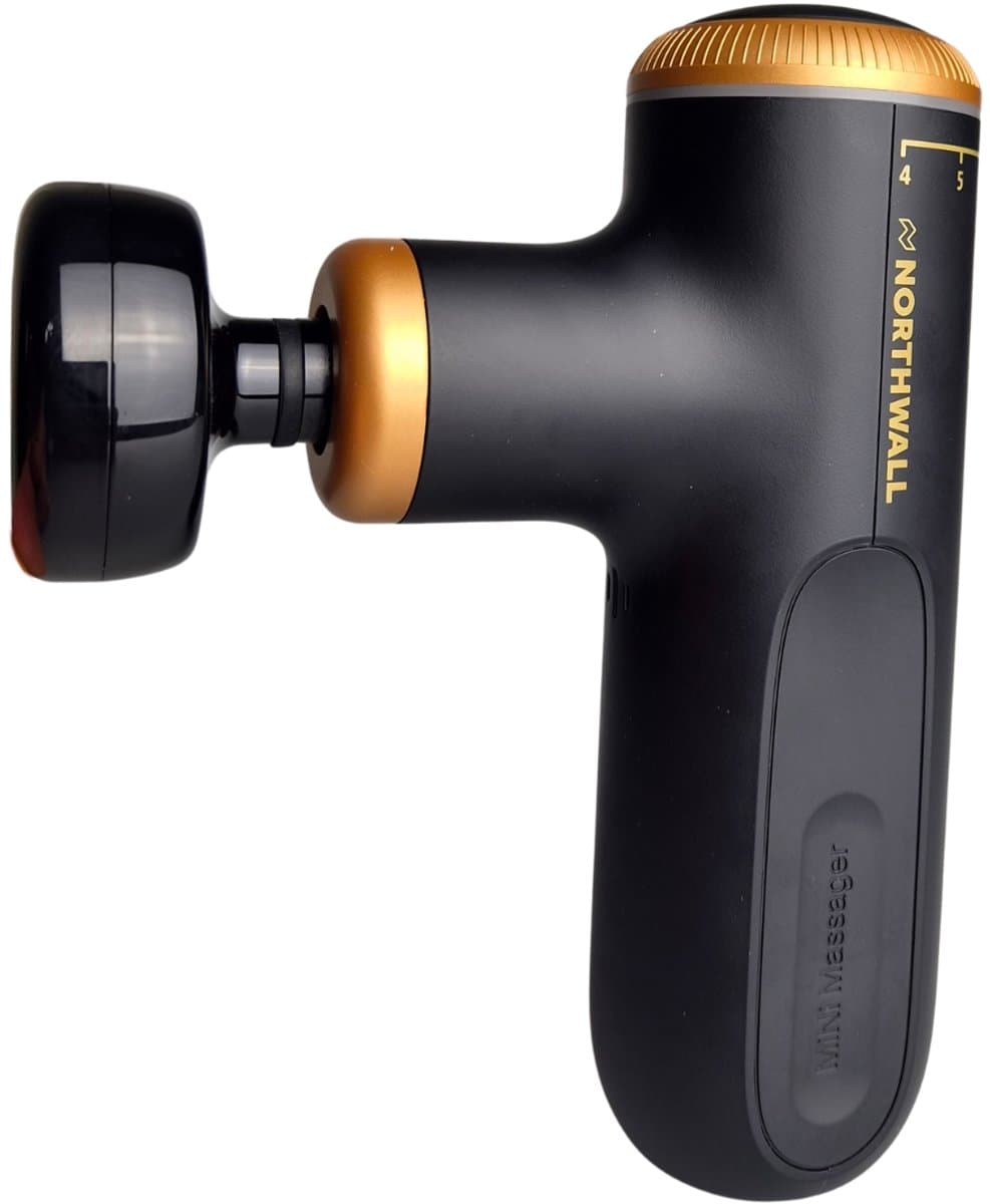 Northwall G2 Gold Series - Massage Gun - Gold Series - Professioneel - Massage Apparaat - Warmte massagekop - Massage Pistool Inclusief Koffer - 5 Opzetstukken — afbeelding 1