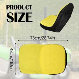 Thijox - Aisny Stoelbekleding voor zitgrasmaaiers, Weerbestendige Grasmaaier Stoelhoes LP92334, Bescherming voor John Deere Grasmaaier en Gator tot 45 — thumbnail 5
