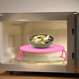 Kookrek Multifunctioneel - Opvouwbaar - Antislip - Gelaagd - Kunststof - Voor Magnetron en Koelkast - Stoomrek — thumbnail 3