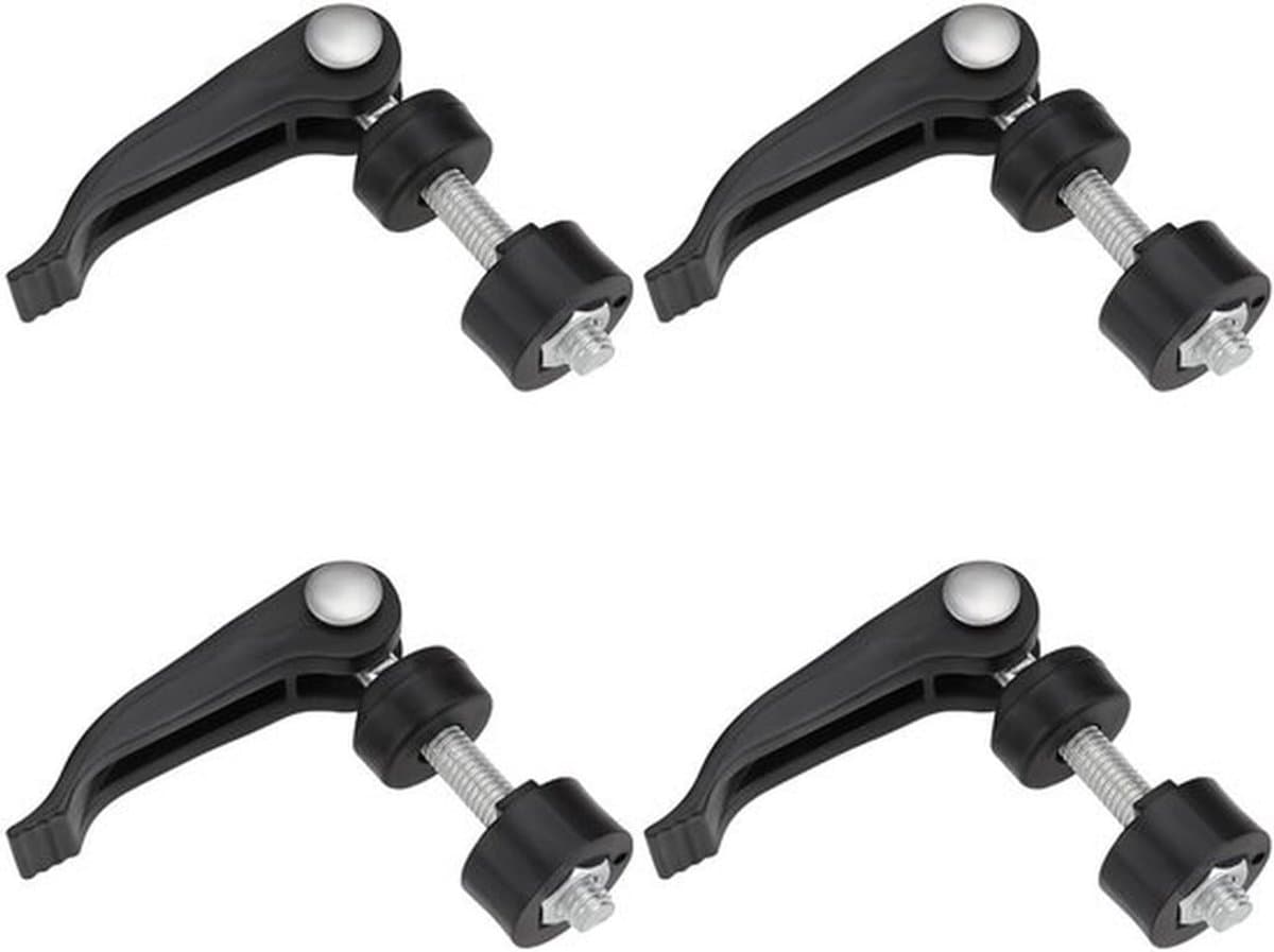 Grasmaaier Schroef 4 Stuks - Quick Release/Borgschroef - Handvat 56 mm - M6 Schroefdiameter - Aluminiumlegering/Kunststof - Geschikt voor Grasmaaiers — afbeelding 1