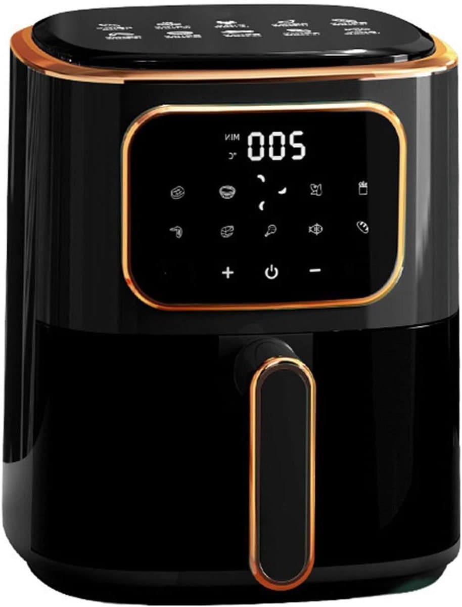Digitale Airfryer - Hete Lucht Frituur - Gezond Eten - Zichtbaar Venster - 45L Capaciteit - Zwart — afbeelding 1