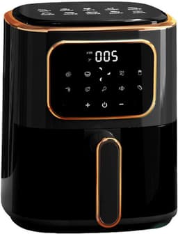 Digitale Airfryer - Hete Lucht Frituur - Gezond Eten - Zichtbaar Venster - 45L Capaciteit - Zwart — thumbnail 1