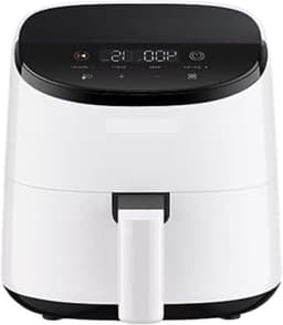 Slimme heteluchtfriteuse - Mini oven - Gezond koken - Geluidsarme werking - 4-in-1 - Wit — thumbnail 1