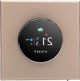 Slimme WiFi Thermostaat - Temperatuurregelaar Huis - Energie Besparen - TFT Display - 86x86mm - Zilver — thumbnail 1