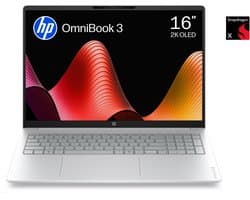 HP OmniBook 3 16-bz0710ndx - Copilot+ Laptop - 16 inch - Snapdragon X - 8GB/512GB - QWERTY - 2K OLED - Studenten laptop