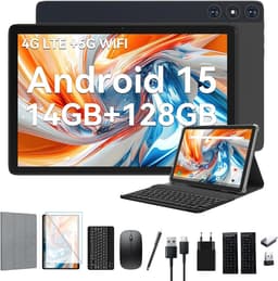 Tablet 10 Inch - 4G LTE met 2 SIM en 1 SD Slot - 1080FHD Scherm - Ideaal voor Werk en Entertainment - SnelShoppen — thumbnail 1